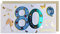Grußkarte 80 Geburtstag Karte Applikationen AvanMore Sekt Luftballons 22x11cm