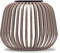 LUUK LIFESTYLE Wireless Solar lamp, Modern Design and dimmable LED Garden Light with Shadow Effects, Minimalist Decoration, Indoor and Outdoor, Splash Proof IP44, Housewarming Gift, 20cm, Nomad Brown