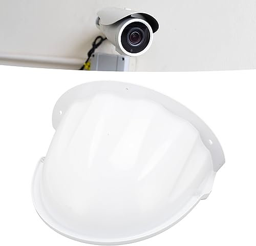 Universal Security Camera Rain Cover Shield Protector Sun Rain Shade for Outdoor Camera (White)