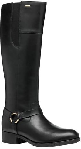Geox D Felicity NP ABX B, Stivali alla Moda Donna, Nero, 39 EU