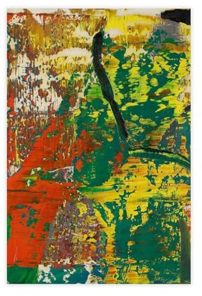 AAVEDA Gerhard Richter Leinwand-Poster, Schlafzimmer-Dekor, Sportlandschaft, Büro, Raumdekoration, Geschenk, ungerahmt, 30 x 45 cm