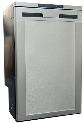 Shield Autocare Cool Mate 83L 12/24v Compressor Fridge Refrigerator Freezer Silver Digital Display for Camper Van Motorhome RV Caravan