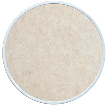 Eco Filzauflage geeignet für Kartell Componibili Container Nachttisch rund Unterlage (Cotton, 40cm)