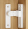 Verrou de porte coulissante à 90 degrés en alliage de zinc lumineux et durable pour la maison, la grange, la salle de bain, la chambre à coucher, le garage, l'armoire