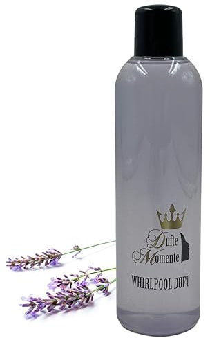 Dufte Momente | Whirlpool Duft 260ml | Lavendel | mit naturreinen und natürlichen ätherischen Ölen | kein Schaum | vegan und ohne Tierversuche