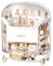LucyStudio Organisateur de Cosmétique Anti-poussière Transparent Maquillage Rangement Grande Capacité Clear Maquillage Stockage Boîte avec Couvercle Adapté Coiffeuse Salle de Bain Chambre Comptoir