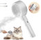 Cat Steam Brush, Spritz Defur Comb for Cats, Steam Cat Brushes for Long Short Haired Cats, 2025 Upgraded Self Cleaning for Cats Massage, Pet Grooming Brush with Spary for Dog Kitten Rabbit
