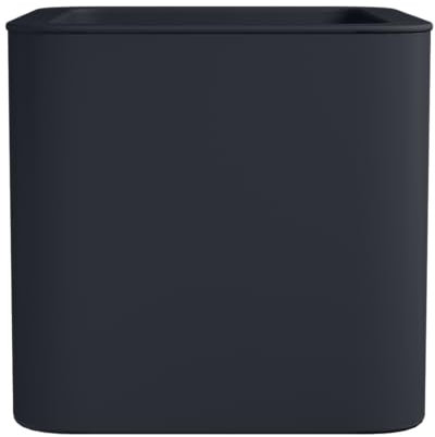 FLORUS Jive Square 40cm - Jardinera por Interior y Exterior - L39 x W39 x H37.2 cm - Gris/Anthracite