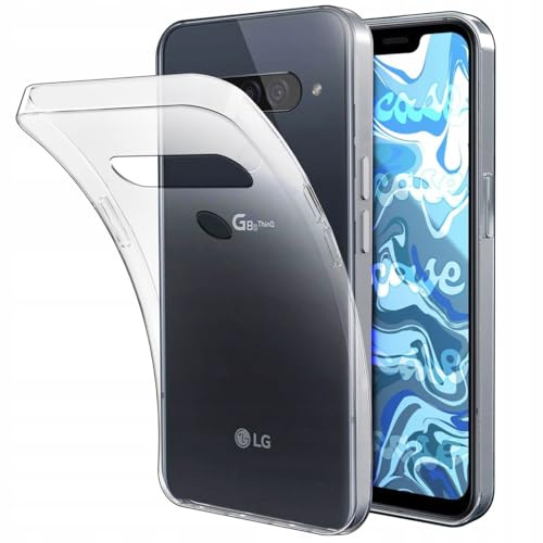 [HelloCase] Hülle für LG G8s / G8s Thinq Silikon, Slim, Klar, Farblos, Transparent, Schutzhülle, Handytasche