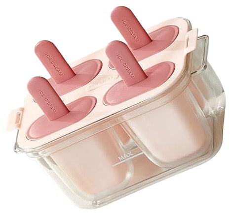 Rdxanc Molde de silicona de grado alimenticio para helados caseros, molde de doble capa, práctico accesorio de cocina