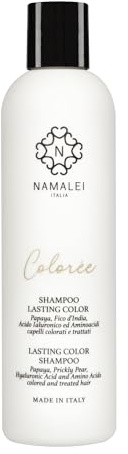 Namalei Shampoo Lasting Color Papaya 250 ml | Protegge il colore con acido ialuronico e aminoacidi, per capelli trattati