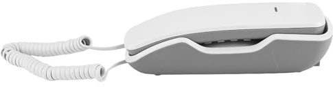 Fockety Wandtelefon mit Geräuschunterdrückung, Klarem Ton, Stummschaltung der Letzten Nummer für den Heimgebrauch (White)