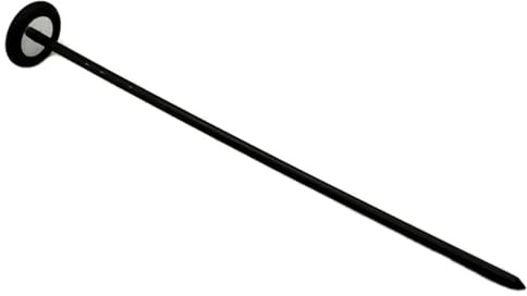 12-Inch Queen Square Reflex Hammer Tendon Patella Hammer with Point Large Head & Robust Handle (Black)