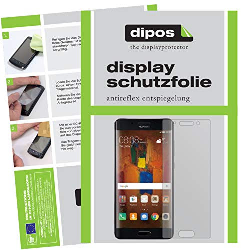dipos I 2X Protector de Pantalla Mate Compatible con Huawei Mate 9 Pro pelicula Protectora