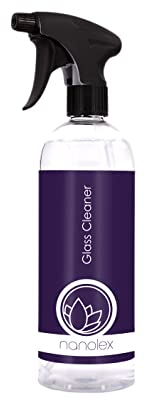Nanolex Glasreiniger 750 ml, Autoscheibenreiniger gegen Öl, Fett, Silikon, Wachsrückstände & Insekten, schlierenfreier Autoglasreiniger speziell für Autoscheiben