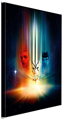 AK ART Star Trek Leinwandbild Kunstdruck Wandbild Wanddeko Mehrfarbig TOP XXL (100 x 70 cm)