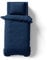 Alreya Mako Satin Bettwäsche 135 x 200 cm mit Kissenbezug 80 x 80 cm - 100% Baumwolle mit YKK Reißverschluss, Superweiches Bettbezug, Oeko-TEX® Standard Zertifiziert, Blau