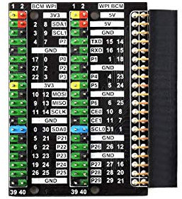 Waveshare 400 GPIO Header Compatible with Raspberry Pi Adapter Header Expansion 2X 40PIN Header