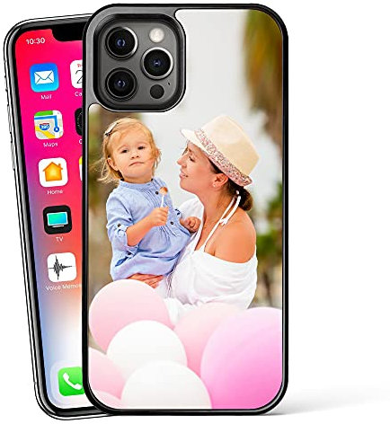 Personalised Phone Case For Apple Iphone 16/15/14/13/12/11 Pro Max Add Your Text, Picture, Designs, Business Logo Customised Gift idea for Birthday, Wedding, Anniversary