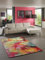 the carpet Monde Moderner Designer Wohnzimmer Teppich, Weicher Kurzflor, Blickfang, Farbenfroh, Abstrakt, 160 x 230 cm