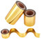 SUPERFINDINGS 3 Rollen 3 Größe Gold Heißfolienprägepapier Wärmeübertragungsfolienpapier Heißfolienpapierrollen Für DIY Folienpapier Prägung Scrapbooking Bastelprojekte