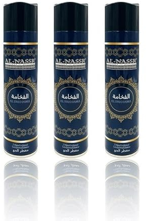 Saharashop 3er-Set Orientalisches Raumspray/Deo/Duft Al-NASSR Alfakhama