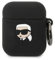 Karl Lagerfeld Silicone NFT Karl Head 3D custodia AirPods 1/2 gen, nero