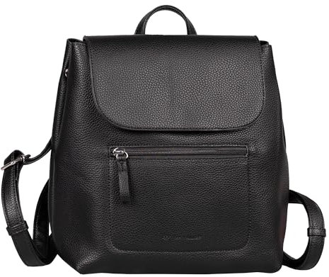TOM TAILOR Elis Damen City Rucksack Backpack, 7 L Schwarz