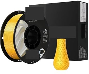 3D-Druckerzubehör Seiden-PLA-Filament, 1,75 mm, 3D-Drucker-Filament, keine Verwicklung, starke Bindung, Überhangleistung for FDM- und FFF-3D-Drucker(Gold)