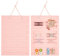 nbeads 2 Stück Haarklammer-Organizer-Halter, 78x35cm Haarschmuck Hängende Aufbewahrung Wandbehang Haarspangenständer Filz Haarklammern Halter Für Frauen Zuhause Wandtür Schrank, Rosa