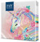 PAW - Serviette Papier 3 Plis (33 x 33 cm) I Lot de 20 I Parfait pour les Fêtes, les Anniversaires, les Célébrations I Décoration de Table Idéale Fête d'anniversaire - Tête de Fleur de Licorne