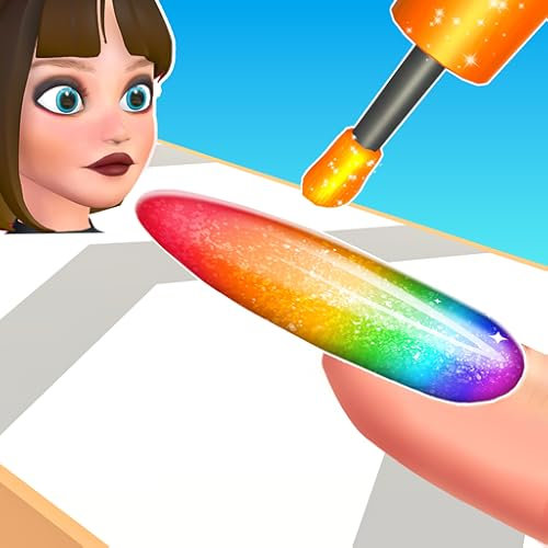 Long Nail Stack - fashion queen nail salon games
