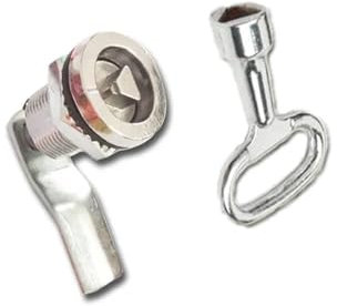 1Pcs 304 Edelstahl Türschloss Teleskop Zunge Schloss Kompression Verteilerkasten Elektrische Schrank Tür Dreieck Cam Schlösser(A set-80mm-screw)