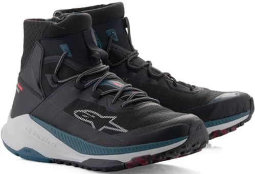 Alpinestars Speedforce XR Motorrad Schuhe, schwarz/blau/türkis, 7