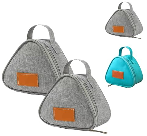 HeFZiYMOZaDP 2 Pezzi Borsa Termica Termica per Esterni,Mini Borsa Termica per Yogurt,Borsa Termica per Alimenti, per Frutta, Verdura, Snack, con Fodera Isolante per Esterni, Lavoro, Scuola