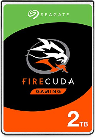 Seagate FireCuda 2 TB Solid State Hybrid Drive Performance SSHD – 2.5 Inch SATA 6 Gb/s Flash Accelerated 8 GB Cache for Gaming PC Laptop (ST2000LX001)