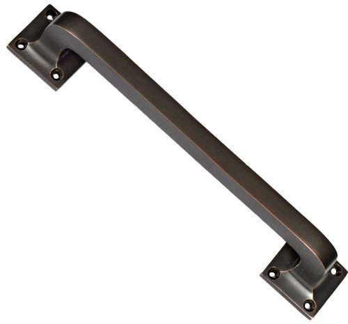 Adonai Hardware Baara Brass Industrial Sliding Door Pull Handles (9 x 1 Pack, Oil Rubbed Bronze) for Vintage Wooden Barn Doors, Gates, Kitchen Cabinets, Furniture, Fences and Farmhouse