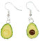 Miniblings Avocado Ohrringe Miniblings Früchte Frucht Sommer Party Guakamole 3D
