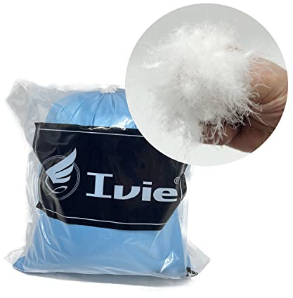 Ivie 1 lb Natural 100% Goose Down Filling for Pillow Jacket Bulk Down 900 Fill Power
