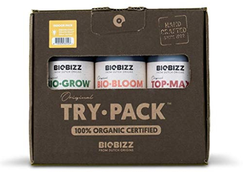 BioBizz Bio Grow, Bio Bloom, Top Max Dünger, Starter-Set, 250 ml