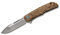 MKM Unisex – Erwachsene Clap Taschenmesser Olive Wood, Braun, 18,4cm