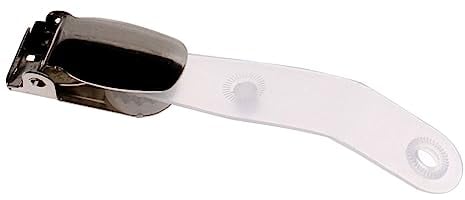 EUROPEL 121294 - Striscia di fissaggio con clip per badge, clip di sicurezza, 53 x 13 mm, 24 pezzi