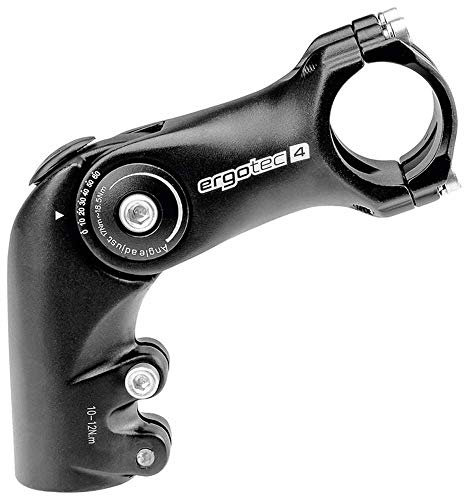 Humpert A-Head Vorbau Ergotec Octopus 50 Alu 1 1/8 D:31,8mm 90mm Silber +FL.