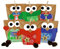 Papierdrachen DIY Adventskalender zum Befüllen - Weihnachtseulen - Eulen Weihnachten - Set Strickpullover - zum selbst basteln - für Kinder und Erwachsene