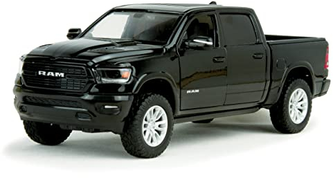 Unbekannt Dodge RAM 1500 Crew Cab Laramie, schwarz, 2019, Modellauto, Fertigmodell, Motormax 1:24