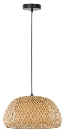 Light & Living Hängeleuchte Timeo - Bambus - Ø36cm - Rund - Bamboo - Hängelampe & Pendellampe - Lampe Wohnzimmer & Schlafzimmer - Pendelleuchte Esstisch