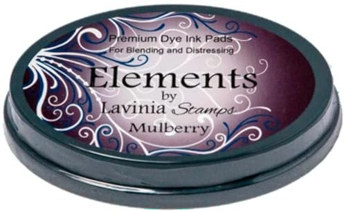 Lavinia Stamps Elements Premium Dye Ink Stempelkissen – Mulberry: Alkohol, 12 lebendige und gesättigte Farben, Stempelkissen