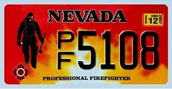 OPO 10 - Placa DE Licencia DE Coche USA - Réplica de Metal: Nevada (N33)