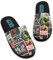 Star Wars Hausschuhe Mens Erwachsene Comic Slip-On Black House Schuhe 43-44 EU