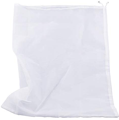 75 Micron Brew Bag Filter, Therlan Fine Mesh Nylon Straining Bag, Washable Strainer Bag for Juice, Wine, Homebrew, Brewing, Hop (48cm x 64cm)